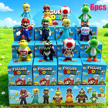 Super Mario Blind Box Princess Figure Toy Gift