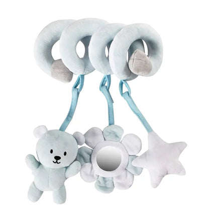 Baby Plush Hanging Rattle Sensory Stroller Toy