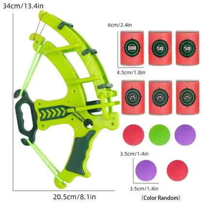 Slingshot Sticky Ball Dartboard Outdoor Game Toy