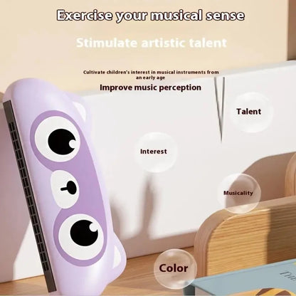 Kids Cartoon Harmonica Fox Bear Music Toy
