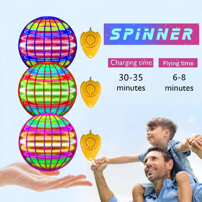 Flying Orb Boomerang LED Hover Spinner Toy