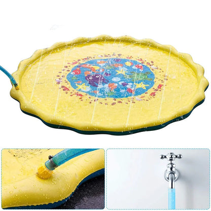 Children Play Spray Mat 100/170cm Beach Inflatable Water