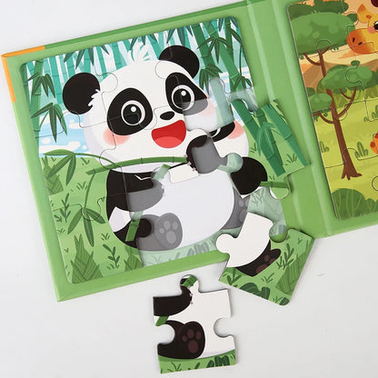 Magnetic Puzzles Games for Kids Busy Quiet Cartoon