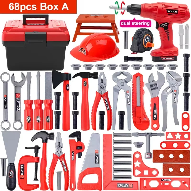 Kids Repair Tool Set Drill Pretend Play Toy