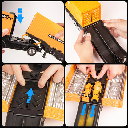 Alloy Construction Vehicle Set STEM Toy for Kids