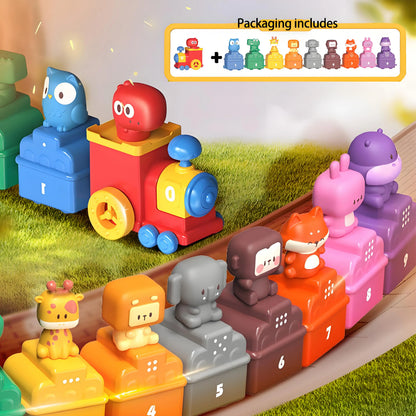 Electric Train Track Toy with Light Music Set
