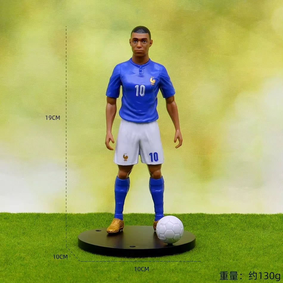 Football Star Action Figures Ronaldo Messi Mbappe Toy