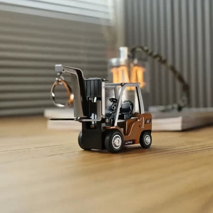 1/64 Remote-controlled alloy forklift Engineering vehicle Tabletop