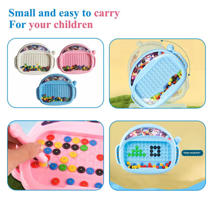 Magnetic Doodle Board Beads Drawing Educational Toy