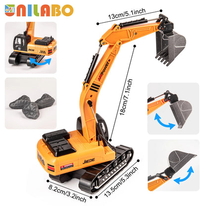 Alloy Construction Vehicle Set STEM Toy for Kids