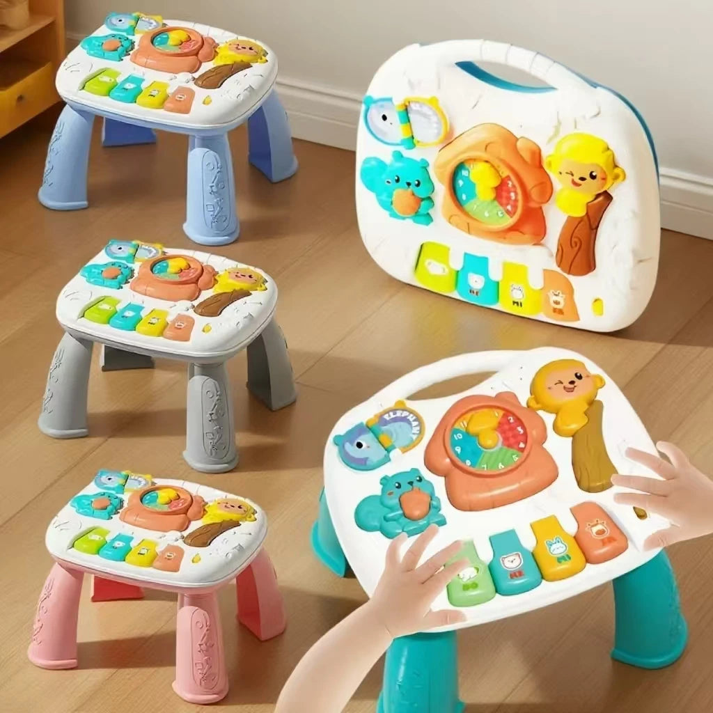 Baby Musical Activity Table Learning Toy with Lights Sounds