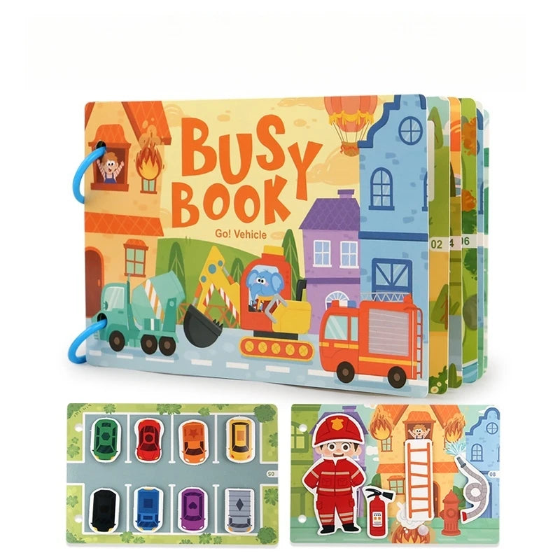 Montessori Baby Busy Book Early Learning Toy