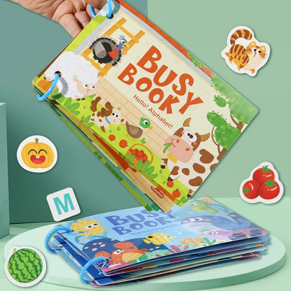 Montessori Baby Busy Book Early Learning Toy