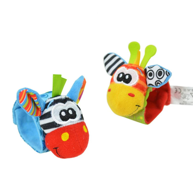 Baby Wrist Rattle and Foot Finder Socks Set