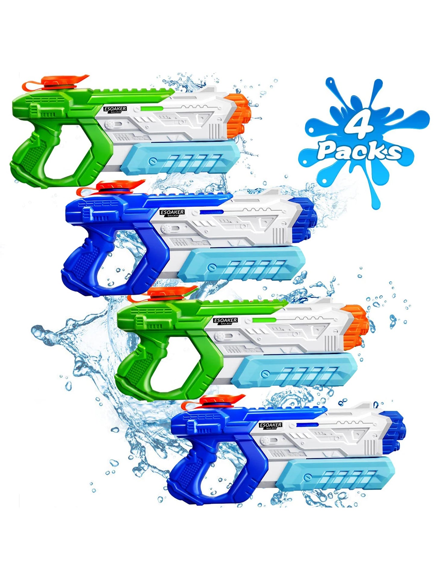 600cc High Capacity Water Gun for Kids Adults Long Range