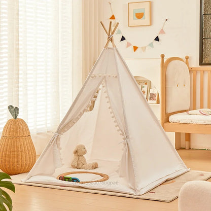 1.6m/1.3m Kid Tent Indoor Play House Wigwam for Child Portable Child