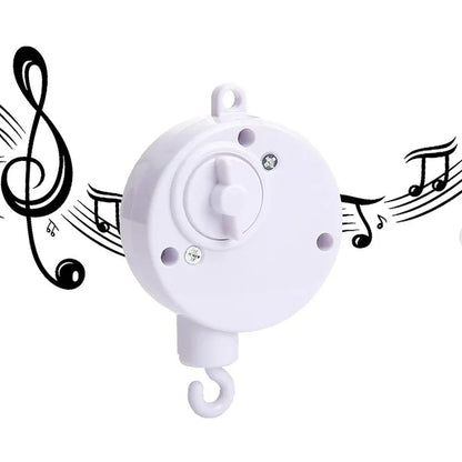 Baby Wooden Crib Mobile Music Bell Hanging Toy