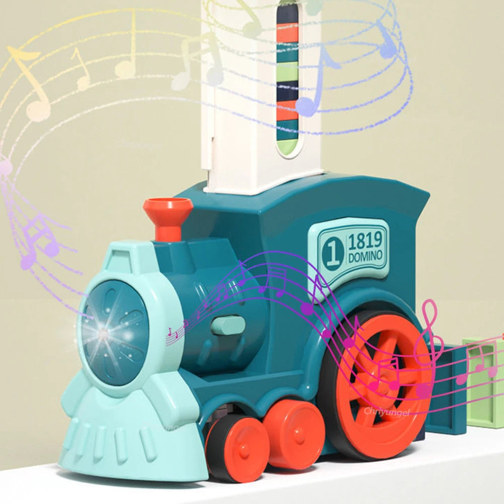 Domino Train Automatic Laying Educational Toy Set