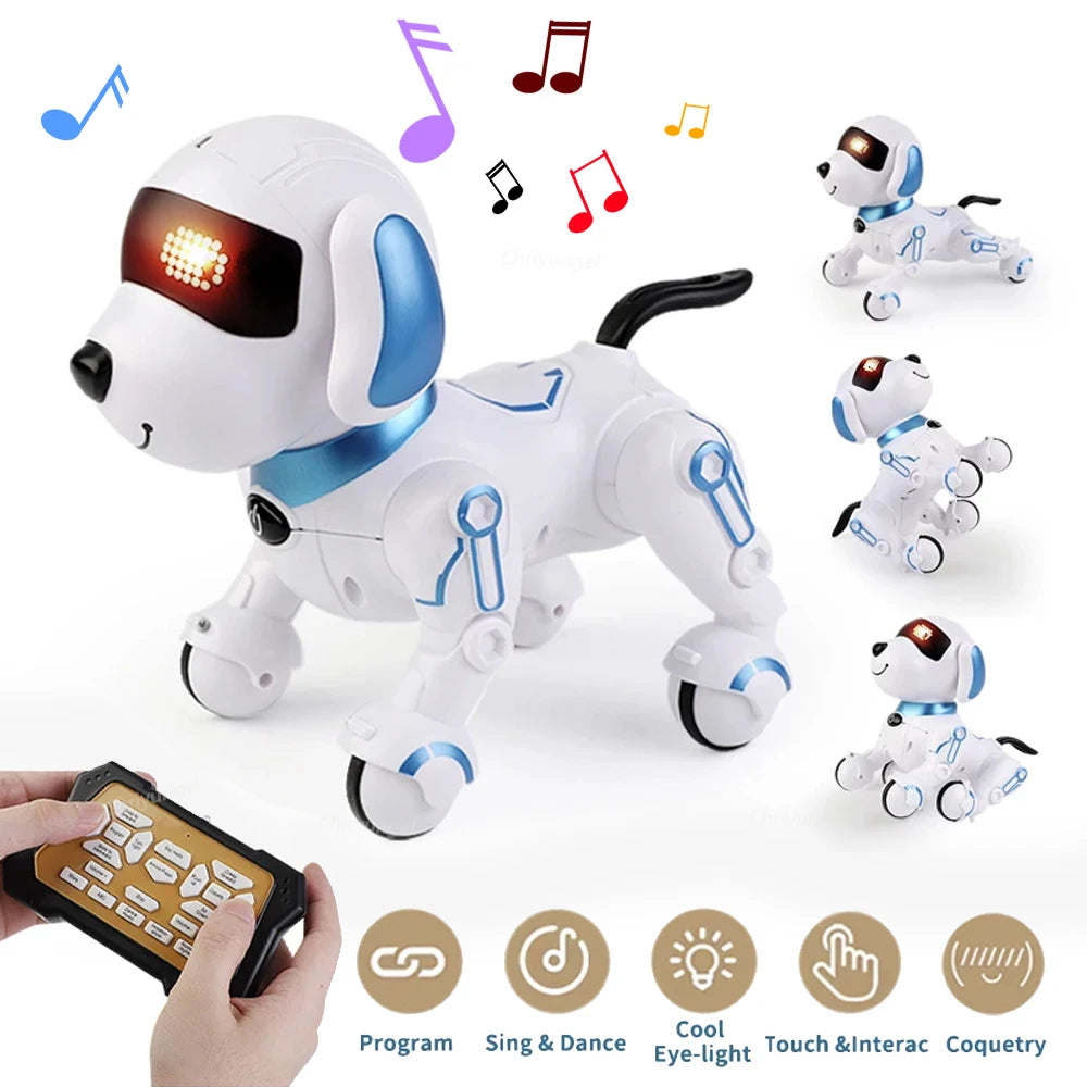 RC Robot Dog Interactive Smart Walking Dancing Toy
