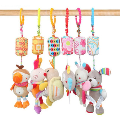 Baby Hanging Plush Rattle Sensory Stroller Toy