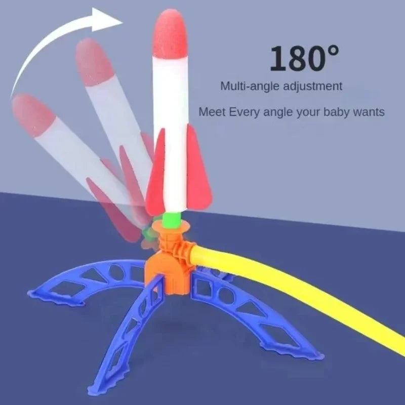 Kids Rocket Foot Pump Air Launcher Outdoor Toy