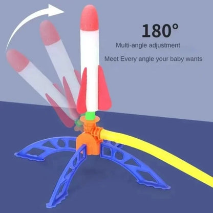 Kids Rocket Foot Pump Air Launcher Outdoor Toy