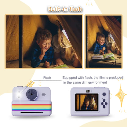 Digital Children Camera For Photography Mini Printer Portable