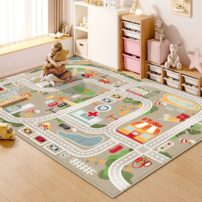 Children Traffic Road Play Living Room Carpet Decoration Home