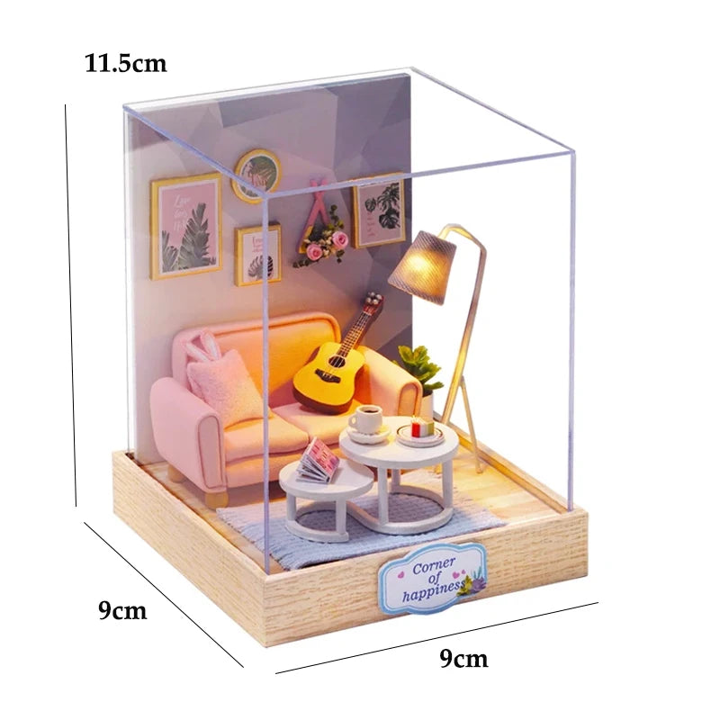 Kitten Mini Doll House 3D Puzzle Building Kit