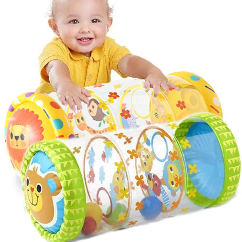 Montessori Inflatable Baby Crawling Roller Toy