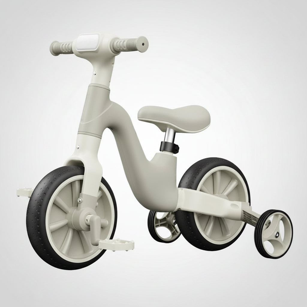 Kids Multifunctional Tricycle, Balance Car with Music Light,