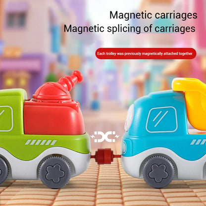 Electric Train Track Toy with Light Music Set