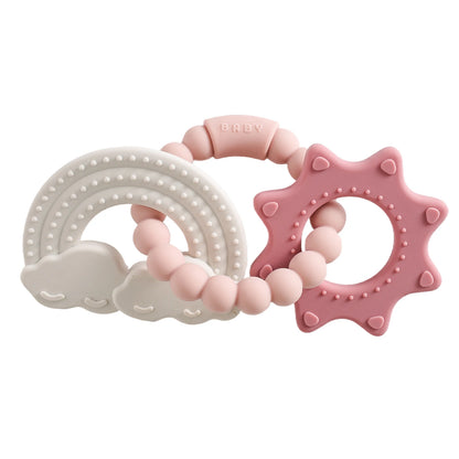Silicone Planet Teether Ring Baby Sensory Toy