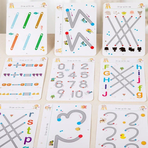Reusable Magic Tracing Workbook Writing Practice Toy