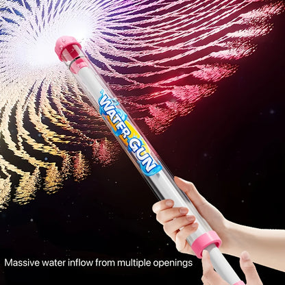 Fireworks Spray Water Pull-Back Water Gun Outdoor Splash
