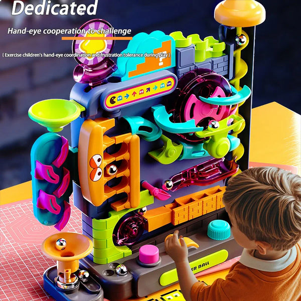 Montessori Multi-Layer Marble Track Rolling Ball Toy
