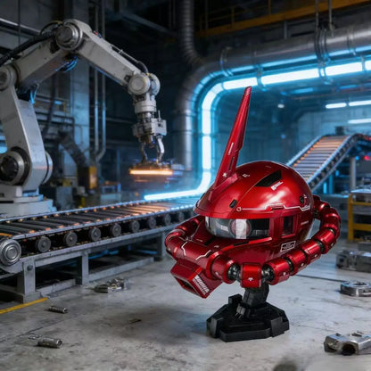 Red Comet  Zaku Wearable Helmet Cosplay Prop Replica
