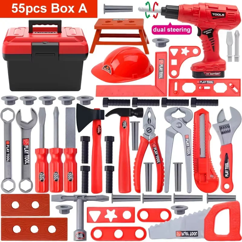 Kids Repair Tool Set Drill Pretend Play Toy