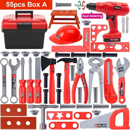 Kids Repair Tool Set Drill Pretend Play Toy