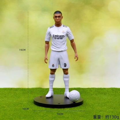 Football Star Action Figures Ronaldo Messi Mbappe Toy