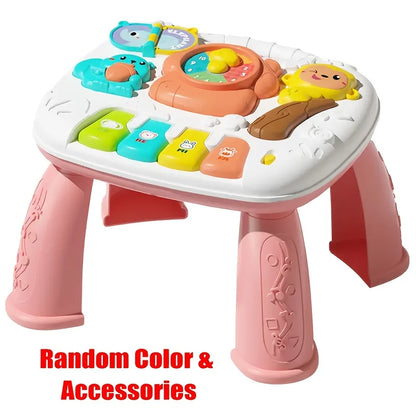Baby Musical Activity Table Learning Toy with Lights Sounds