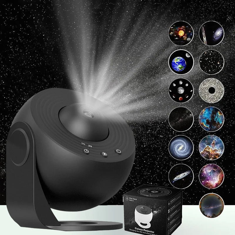 13 in 1 Star Projector, Night Light Galaxy Projector Starry Sky Projector 360° Rotate Planetarium Lamp For Kids Bedroom Deco