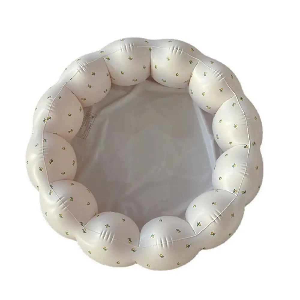 Foldable Bear Inflatable Swimming Pool Petal Shape PVC