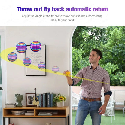 Flying Orb Boomerang LED Hover Spinner Toy