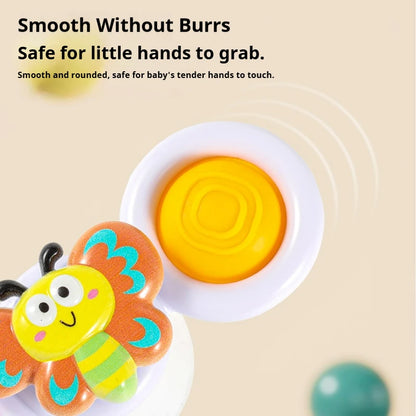 Suction Cup Spinning Top Bath Fidget Toy Set