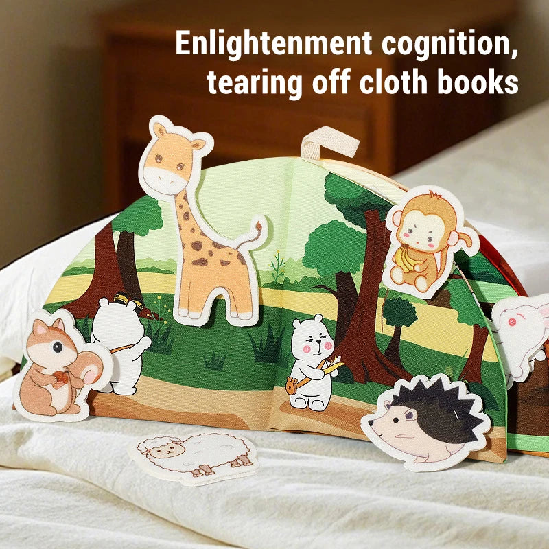 Baby Soft Cloth Books Early Learning Quiet Toy