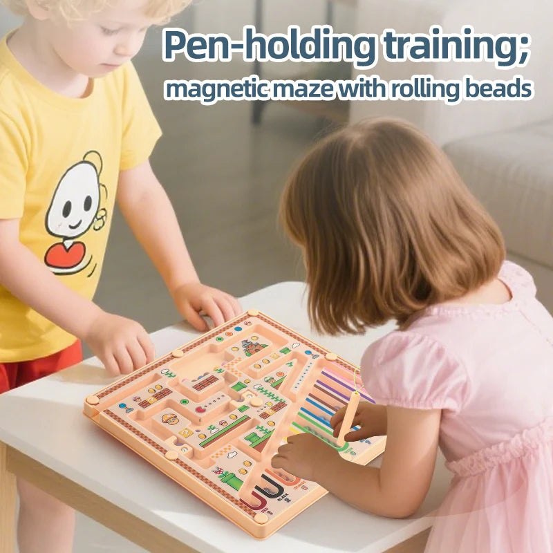 Magnetic Maze Puzzle Educational Logic Learning Toy