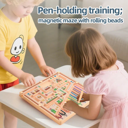 Magnetic Maze Puzzle Educational Logic Learning Toy