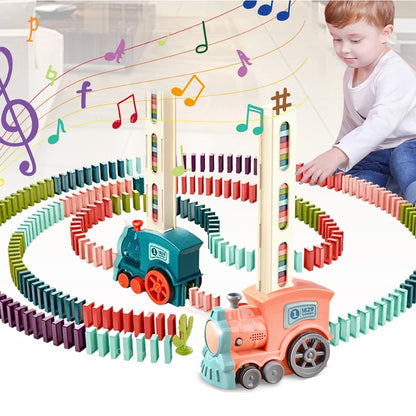 Domino Train Automatic Laying Educational Toy Set