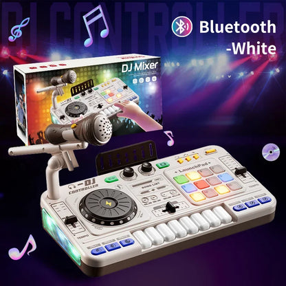 Kids Simulation DJ Mixer Controller Toys Multifunctional Music